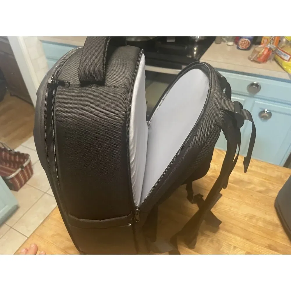 Mosiso Black Hardback waterproof camera backpack